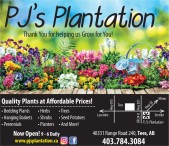 PJs Plantation Thanks you for helping us Grow for You!