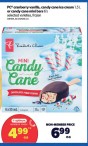 PC cranberry vanilla, candy cane ice cream 1.5 L or candy cane mini bars