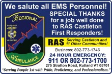 Regional Ambulance Service salutes all EMS Personnel!