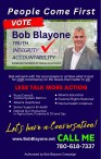 Bob Blayone for LESS TALK, MORE ACTION