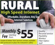 Affordable, Anywhere, Any Size Internet Solutions