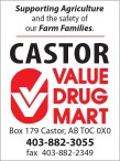 Castor Value Drug Mart Supporting Agriculture and the safety of our Farm Families.